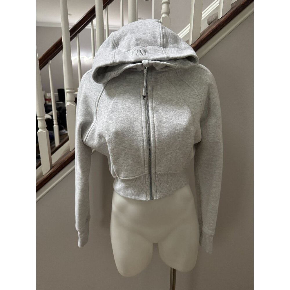 Lululemon Scuba Full-Zip Cropped Hoodie Size 4